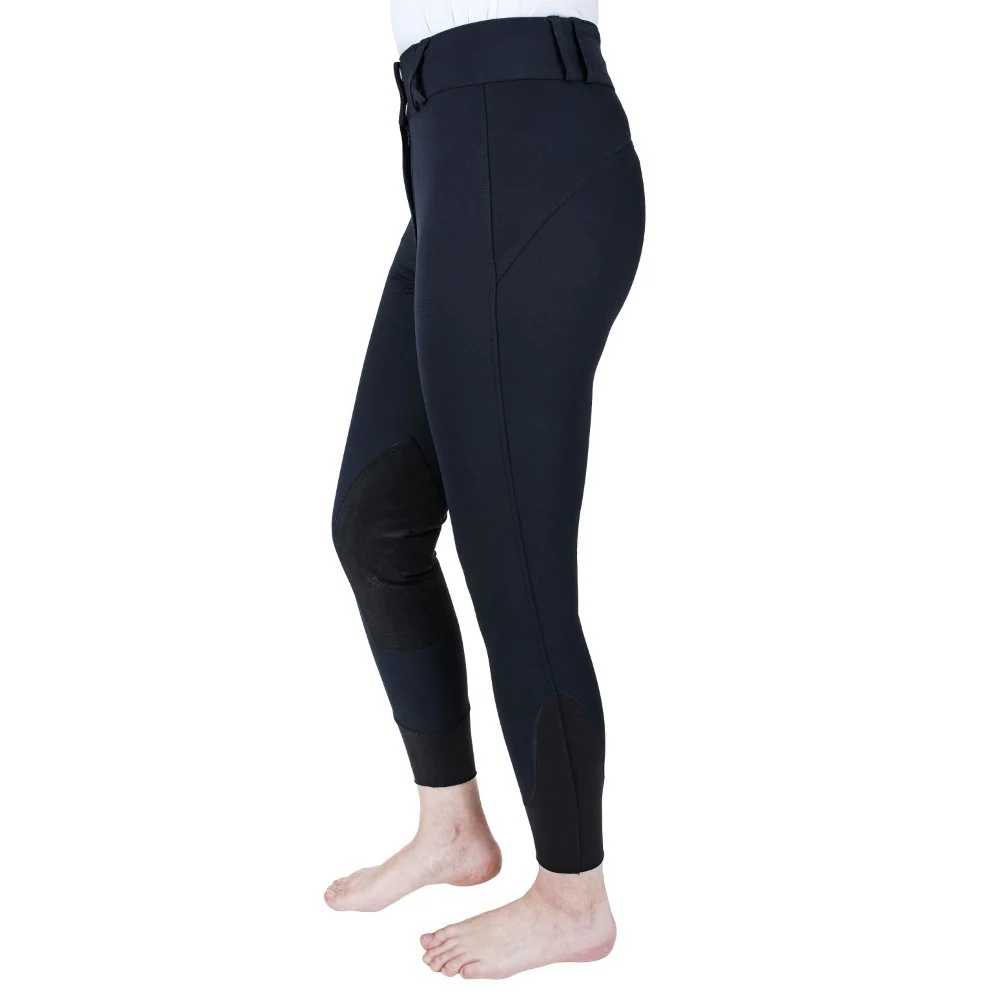 Equine Couture Charlotte Suede Knee Patch Breech - Image 5