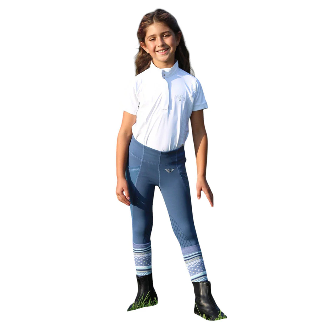 Equine Couture Children's Cara Short Sleeve Show Shirt - Image 3