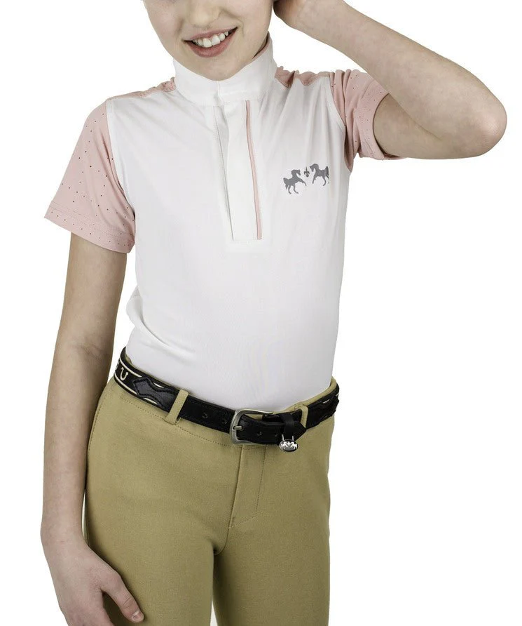 Equine Couture Children'S Magda Equicool Short Sleeve Show Shirt - Image 11