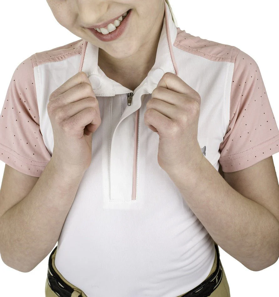 Equine Couture Children'S Magda Equicool Short Sleeve Show Shirt - Image 12