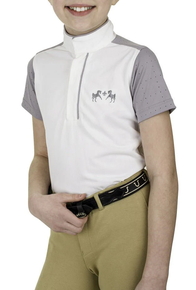 Equine Couture Children'S Magda Equicool Short Sleeve Show Shirt - Image 14