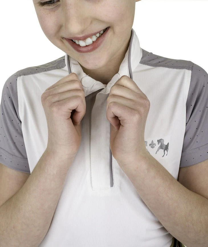 Equine Couture Children'S Magda Equicool Short Sleeve Show Shirt - Image 15