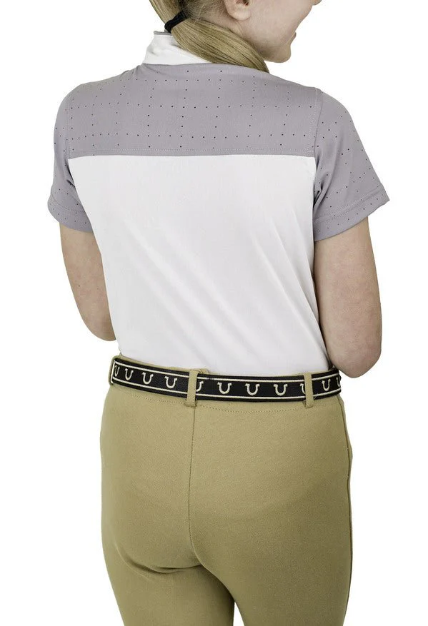 Equine Couture Children'S Magda Equicool Short Sleeve Show Shirt - Image 3