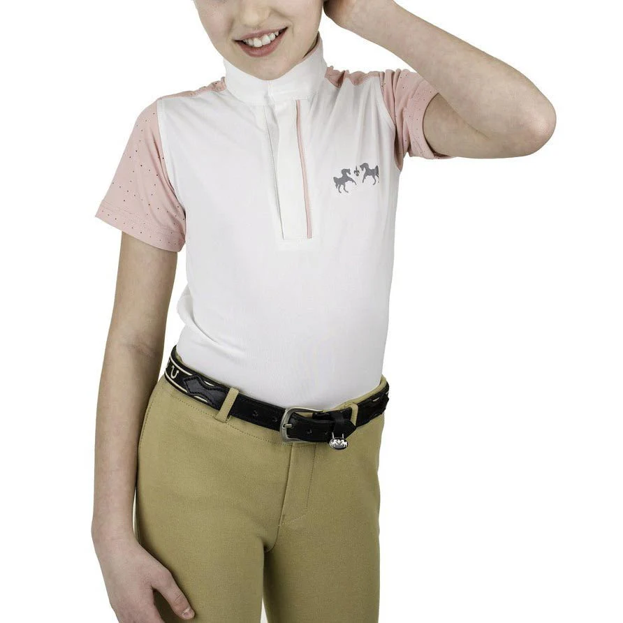 Equine Couture Children'S Magda Equicool Short Sleeve Show Shirt - Image 4