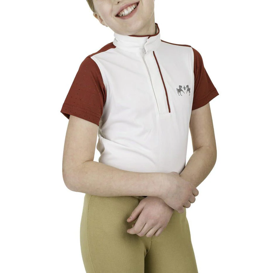 Equine Couture Children'S Magda Equicool Short Sleeve Show Shirt - Image 5