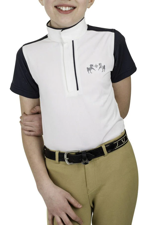 Equine Couture Children'S Magda Equicool Short Sleeve Show Shirt - Image 6