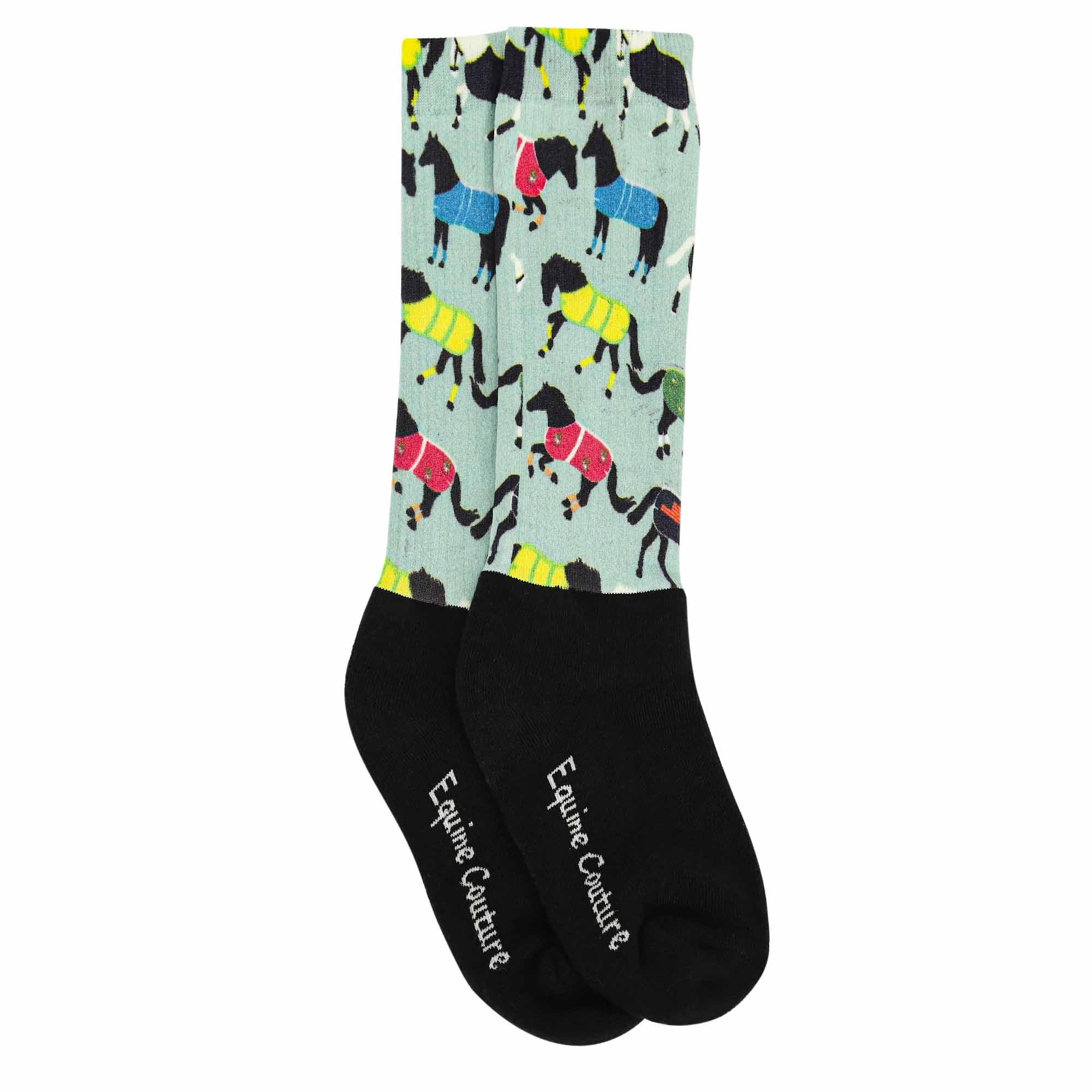 Equine Couture Children'S OTC Boot Socks- All Bundled Up - Image 4
