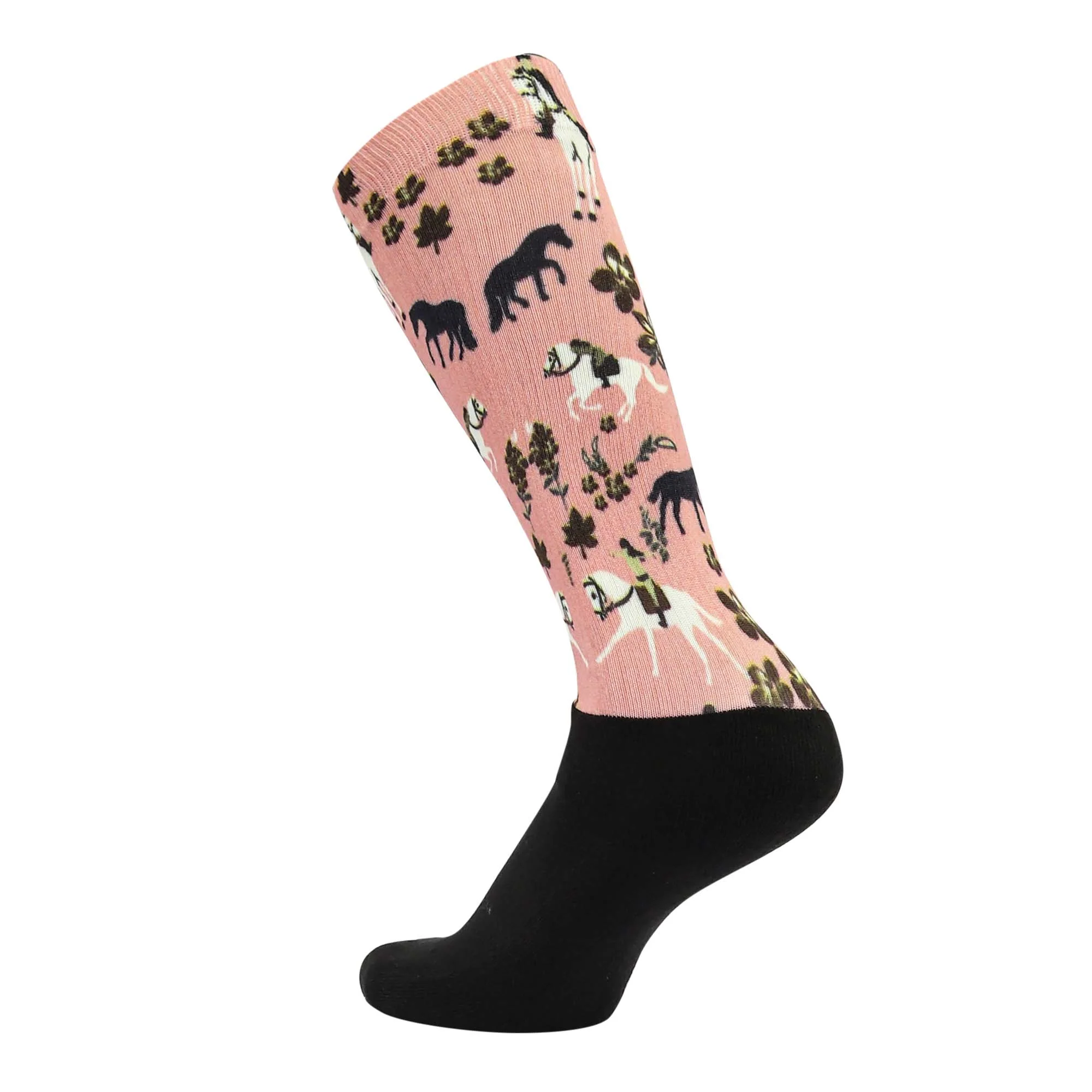 Equine Couture Children'S OTC Boot Socks- Springtime Schooling - Image 3