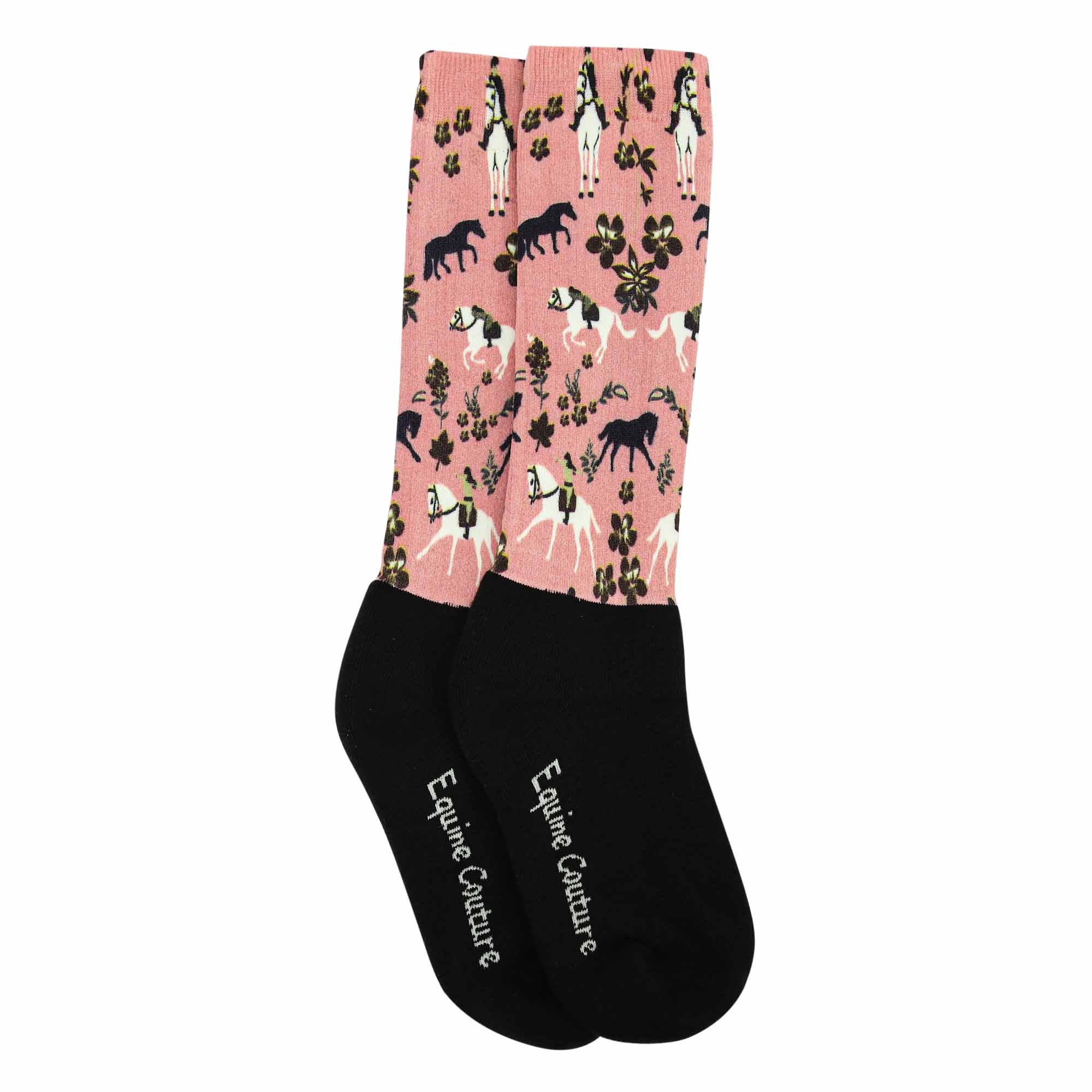 Equine Couture Children'S OTC Boot Socks- Springtime Schooling - Image 4