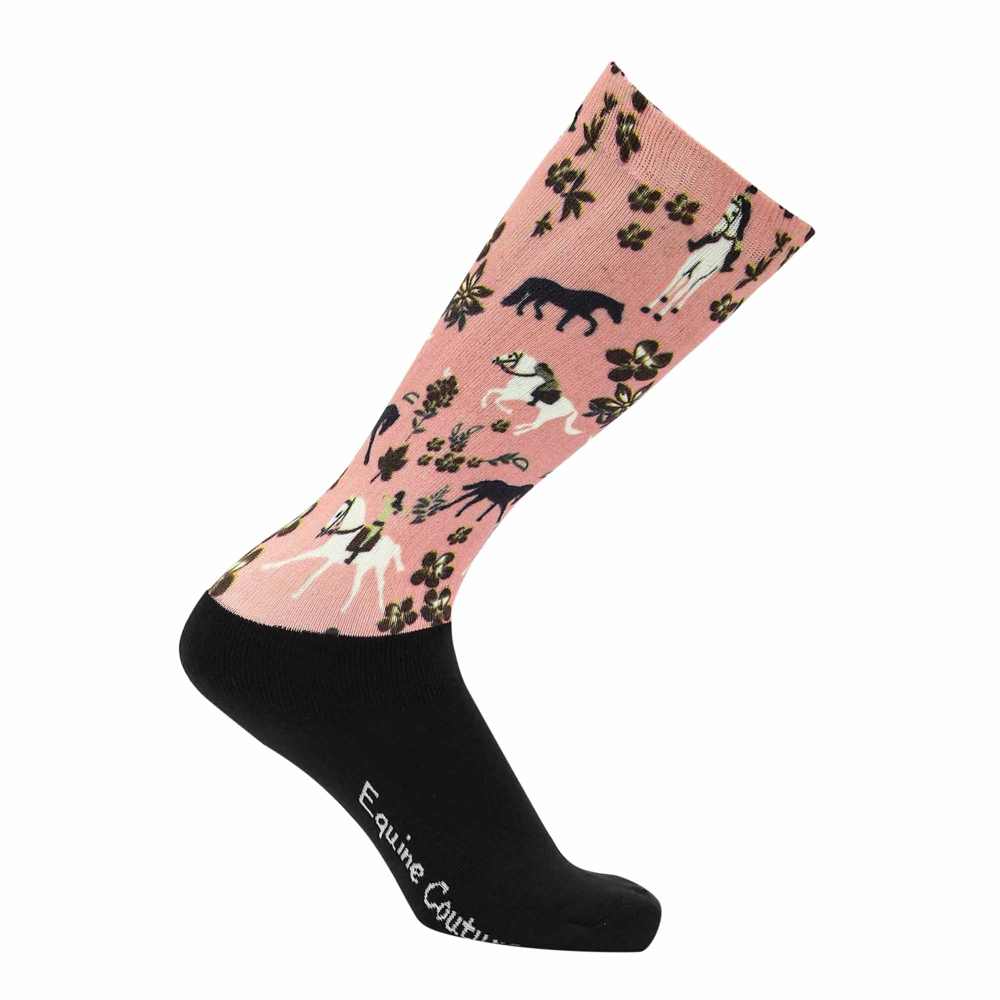 Equine Couture Children'S OTC Boot Socks- Springtime Schooling - Image 5