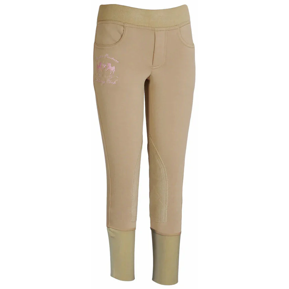 Equine Couture Children's Riding Club Pull-On Winter Breeches - Image 3