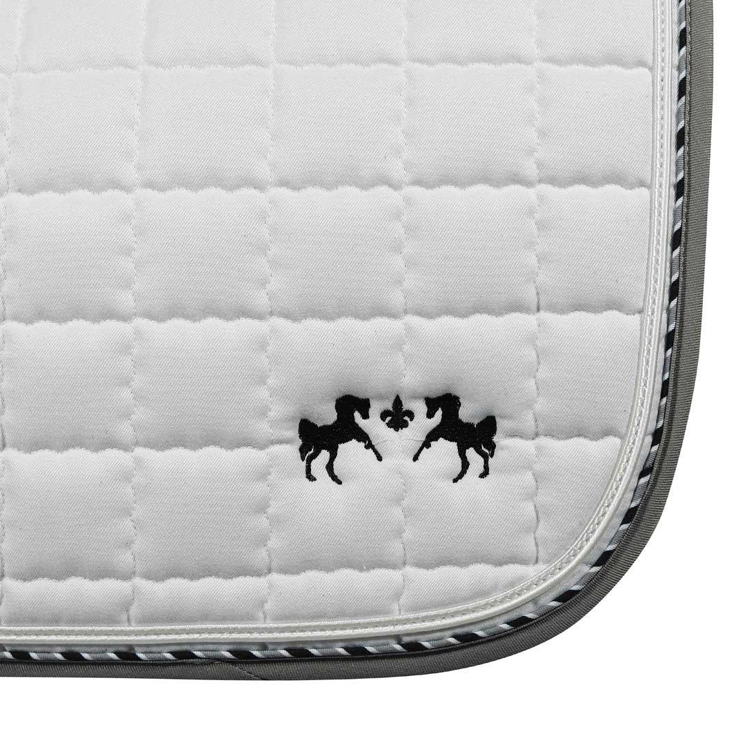 Equine Couture Coolmax Plush White Saddle Pad - Image 5