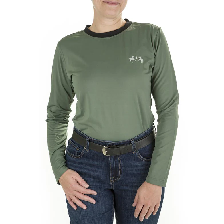 Equine Couture Equilibrium Long Sleeve Shirt - Image 3