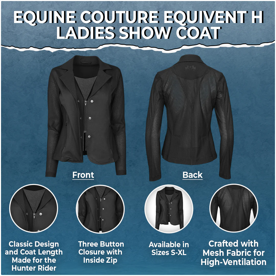 Equine Couture EquiVent H Ladies Show Coat - Image 2