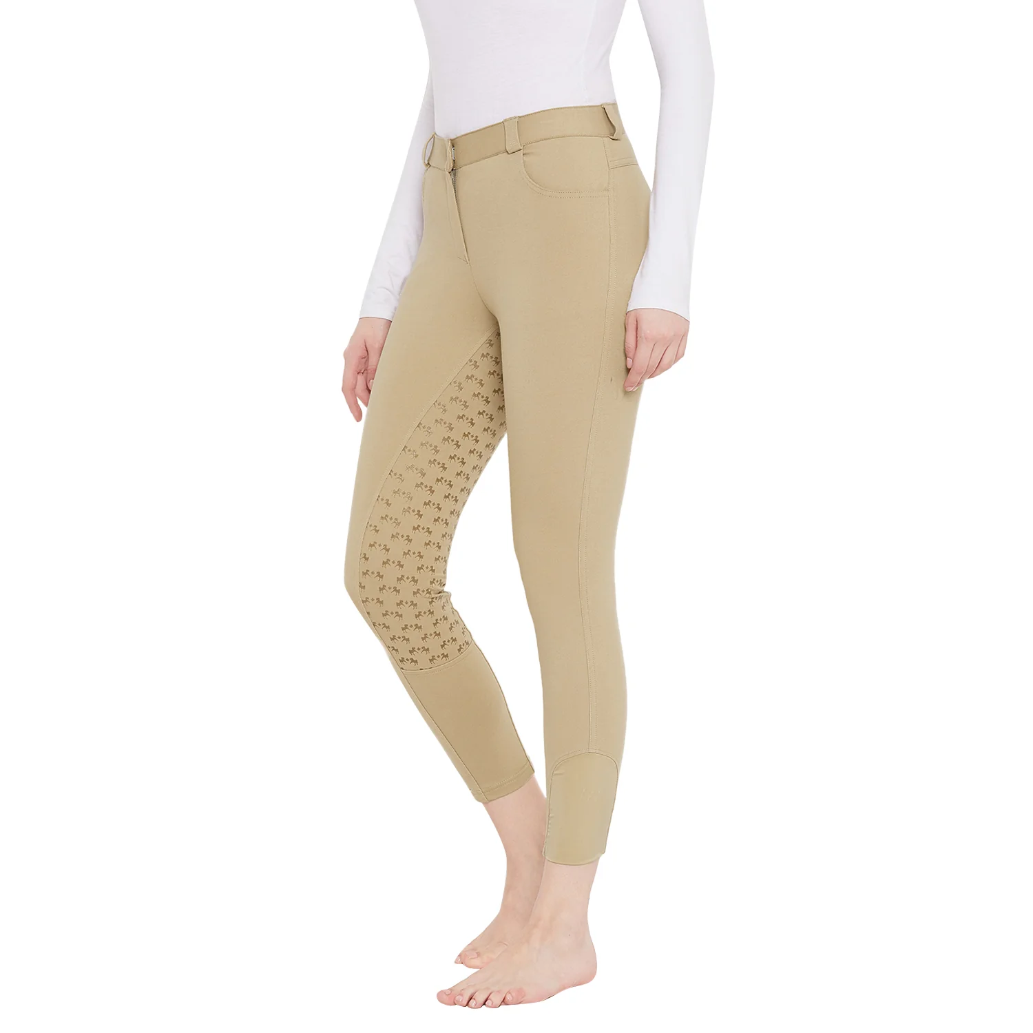 Equine Couture Heather Silicone Full Seat Breech - Image 11