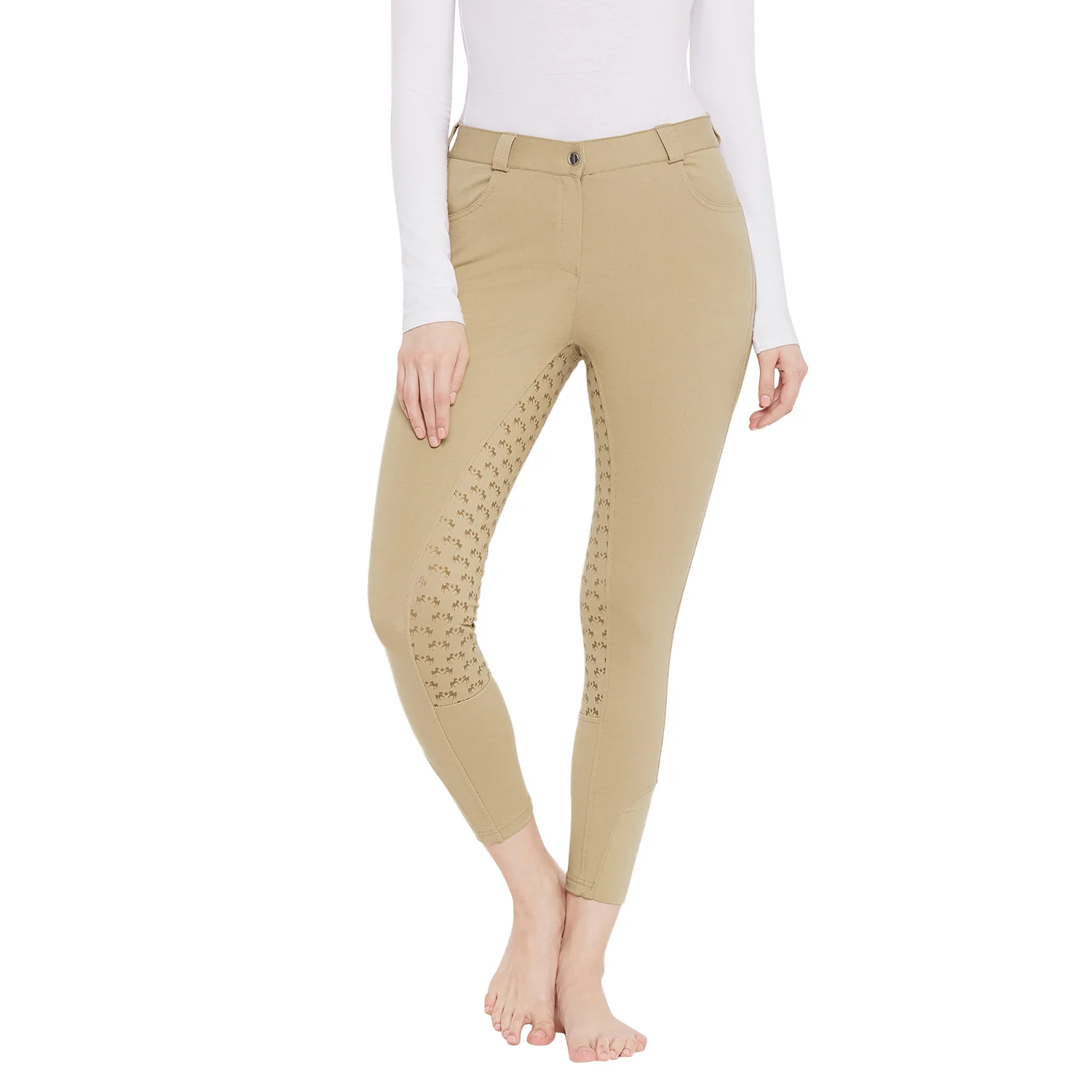 Equine Couture Heather Silicone Full Seat Breech - Image 12