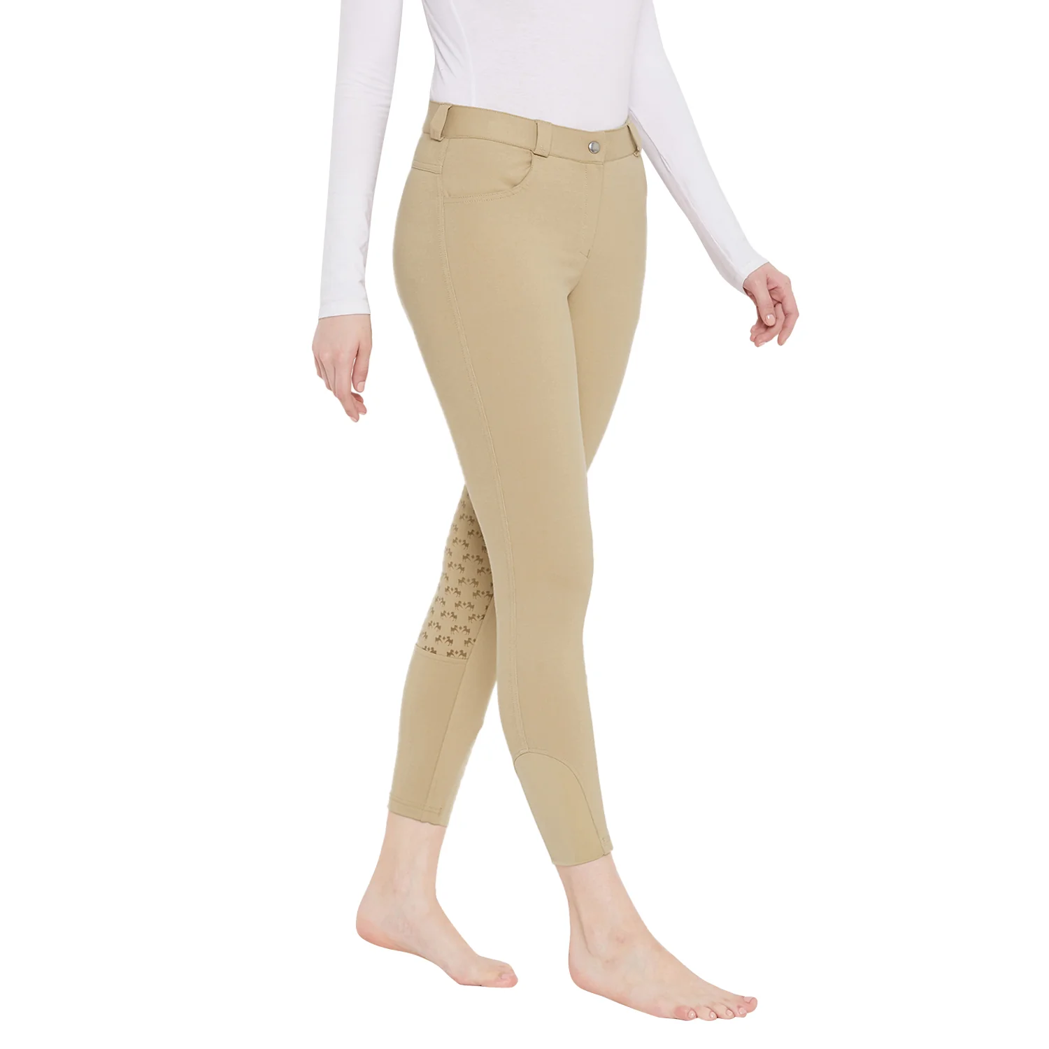Equine Couture Heather Silicone Full Seat Breech - Image 13