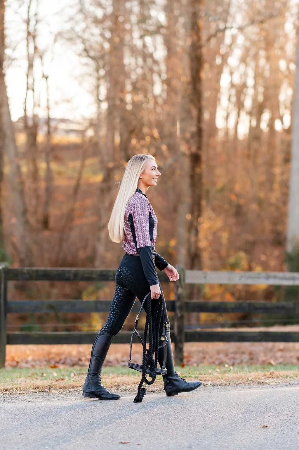 Equine Couture Heather Silicone Full Seat Breech - Image 4