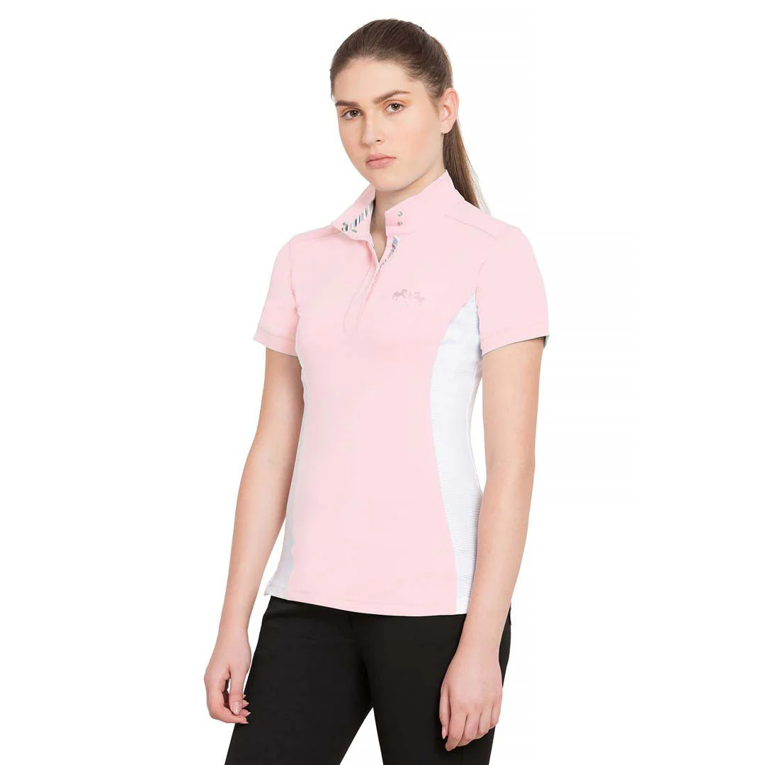 Equine Couture Ladies Cara Short Sleeve Show Shirt - Image 3