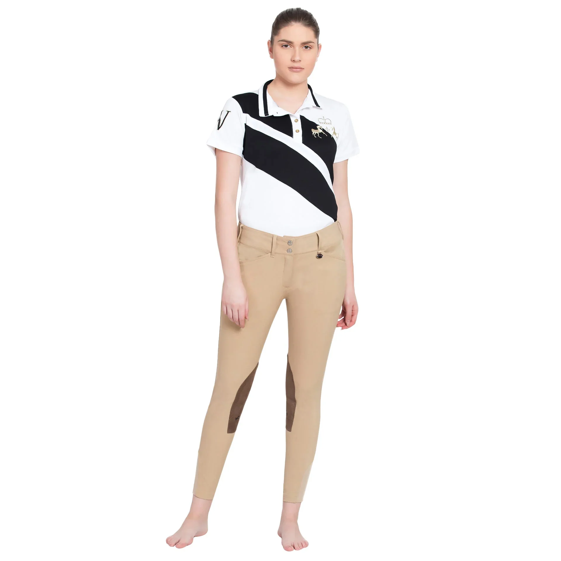 Equine Couture Ladies Coolmax Champion Knee Patch Breeches - Image 15