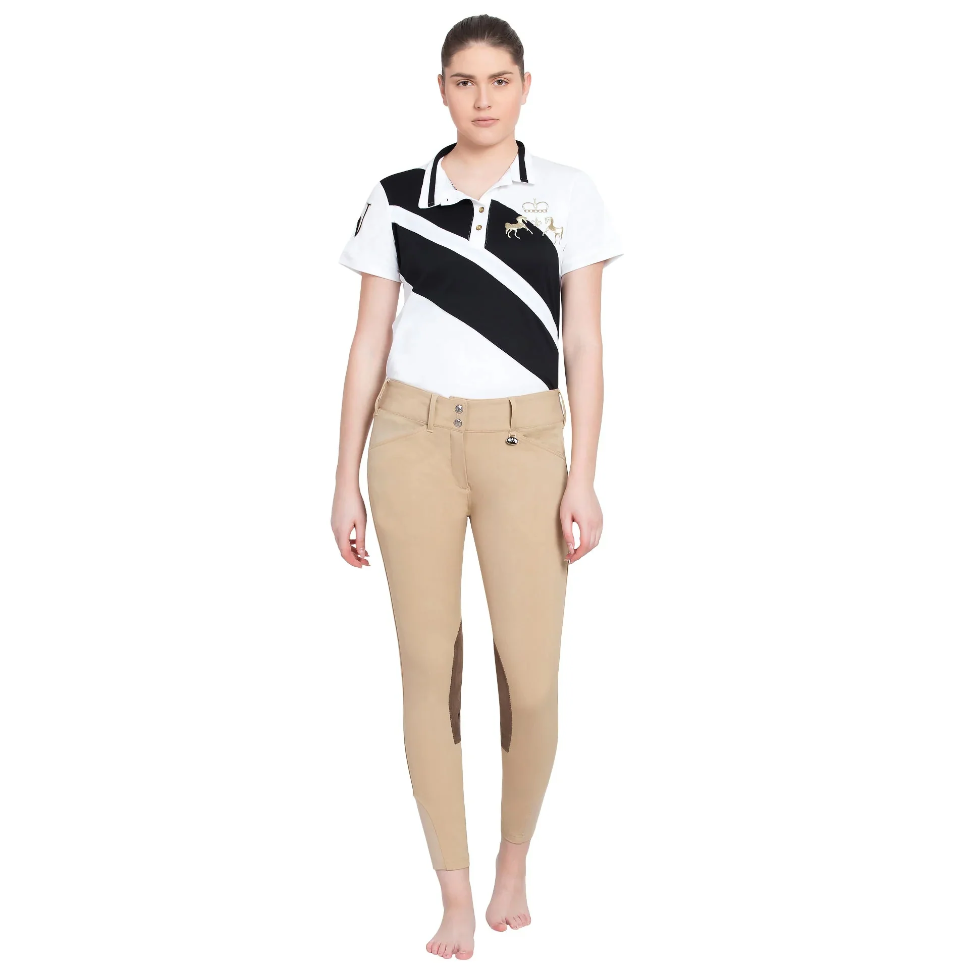 Equine Couture Ladies Coolmax Champion Knee Patch Breeches - Image 16