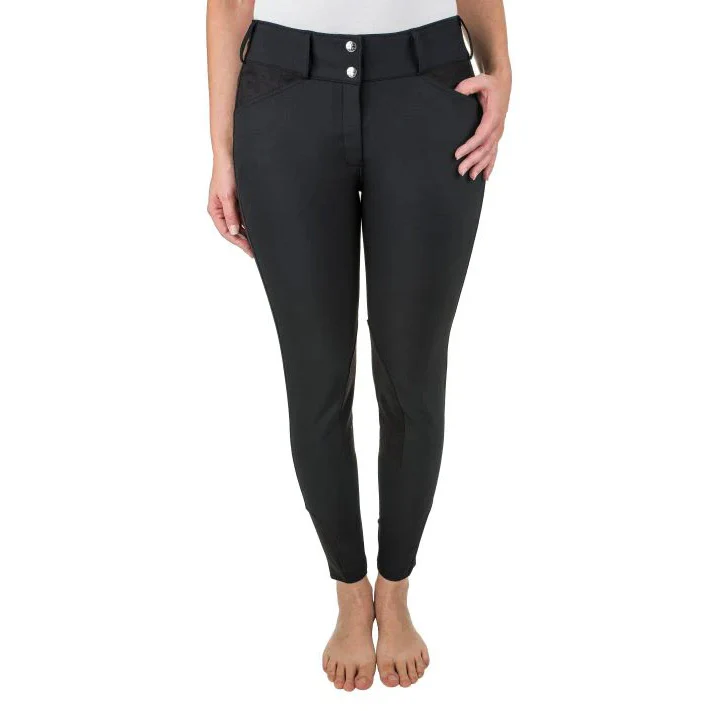 Equine Couture Ladies Coolmax Champion Knee Patch Breeches - Image 2