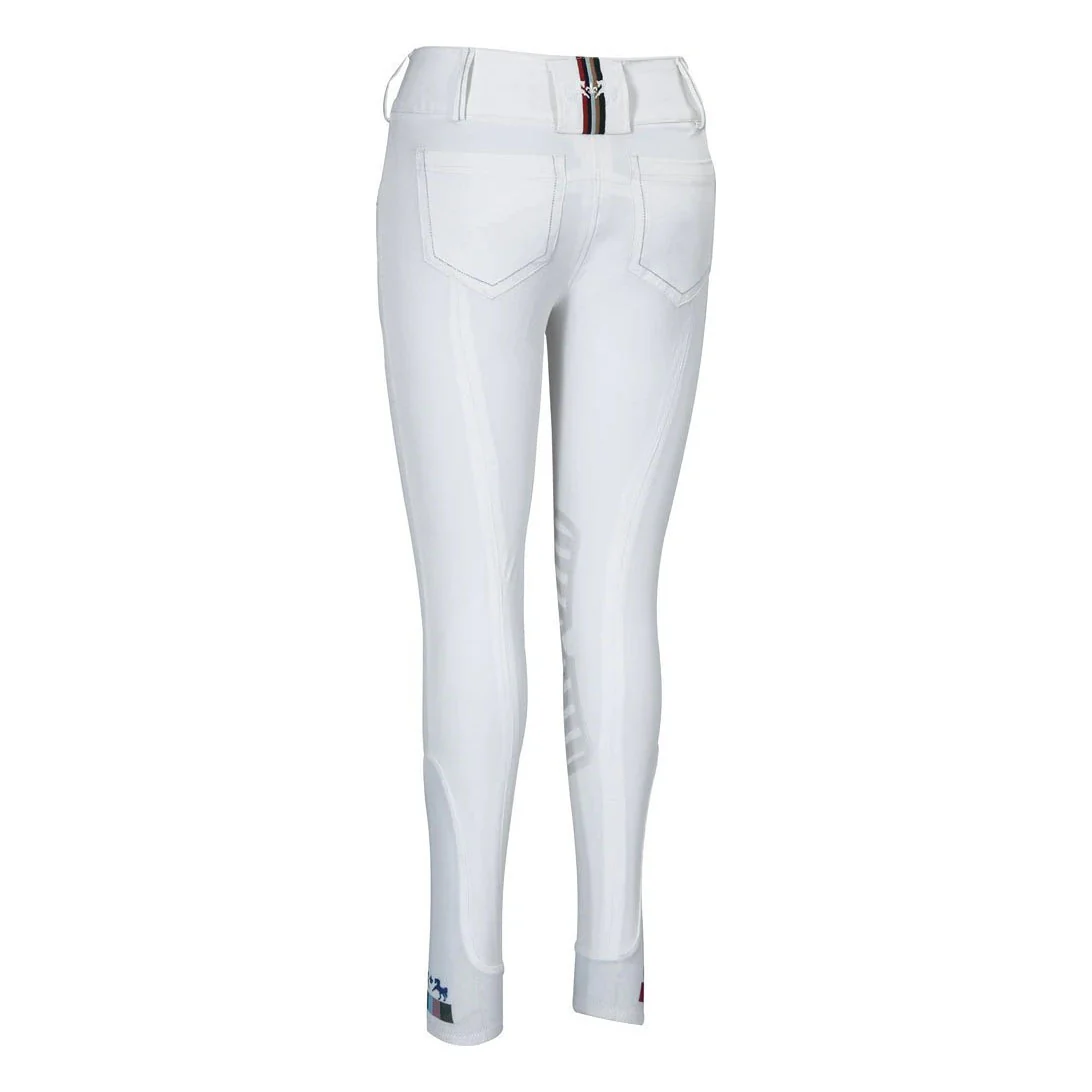 Equine Couture Ladies Darsy Silicone Knee Patch Breeches - Image 3
