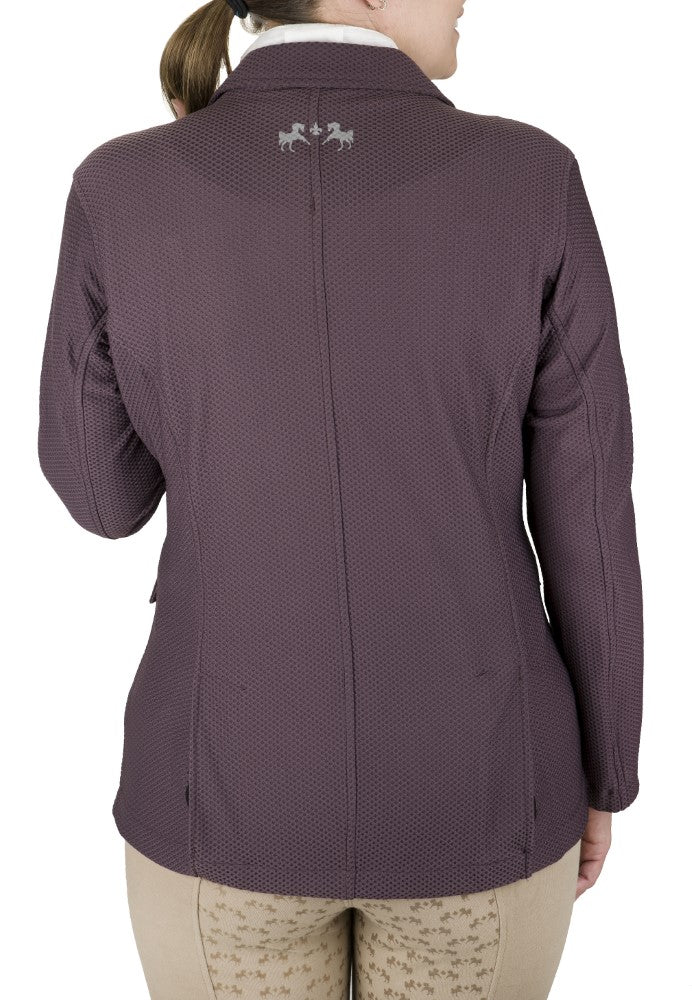 Equine Couture Women EquiVent 4-Snap Button Show Coat - Image 5