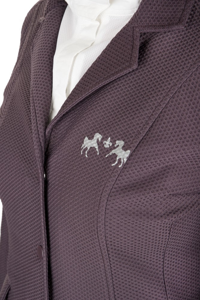 Equine Couture Women EquiVent 4-Snap Button Show Coat - Image 6