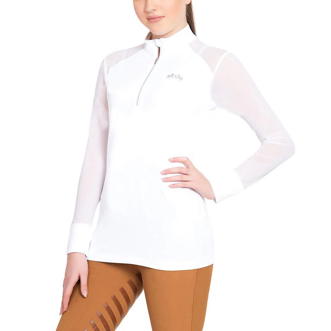 Equine Couture Ladies Erna EquiCool Long Sleeve Sport Shirt - Image 4