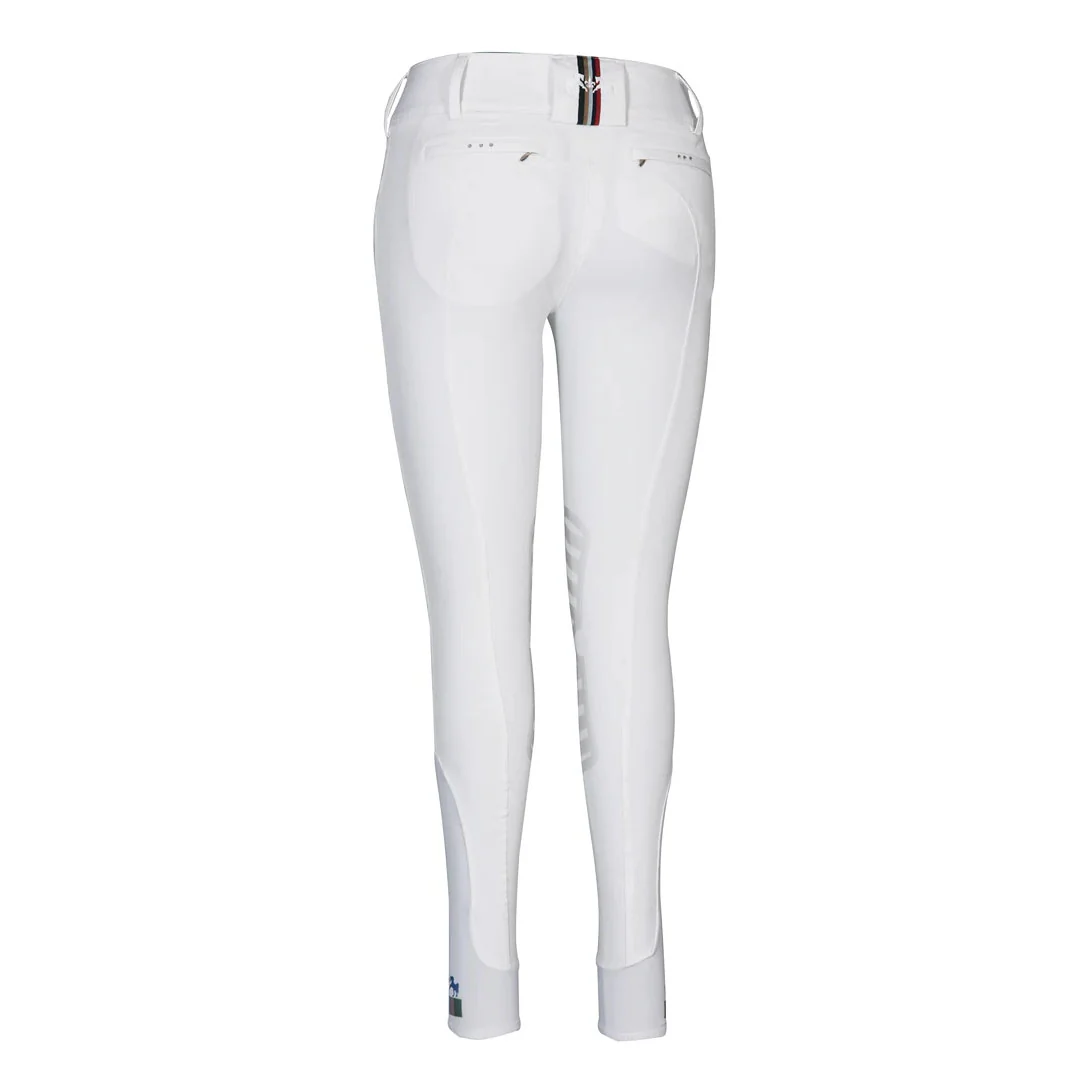 Equine Couture Ladies Fiona Silicone Knee Patch Breeches - Image 9