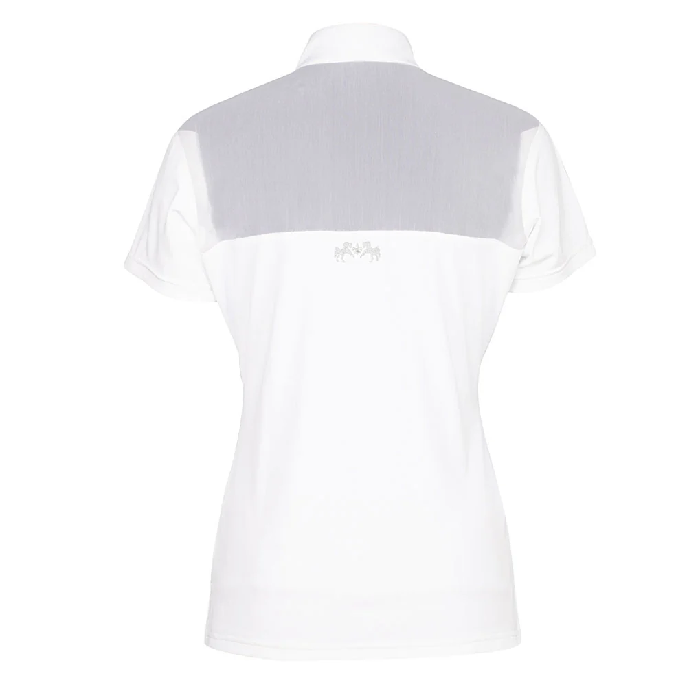 Equine Couture Ladies Giana EquiCool Short Sleeve Show Shirt - Image 12