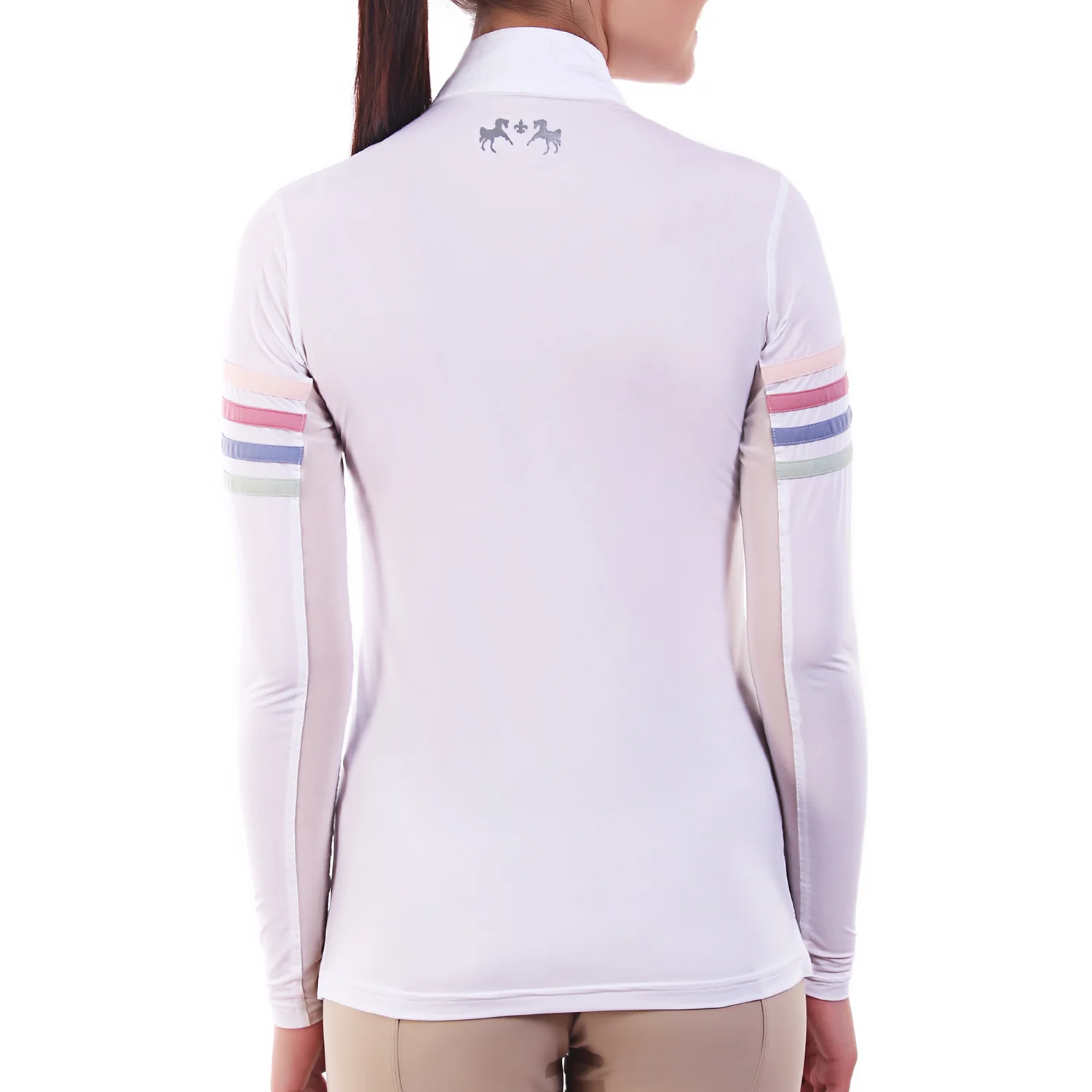 Equine Couture Ladies Gradient IceFil Show Shirt - Image 4