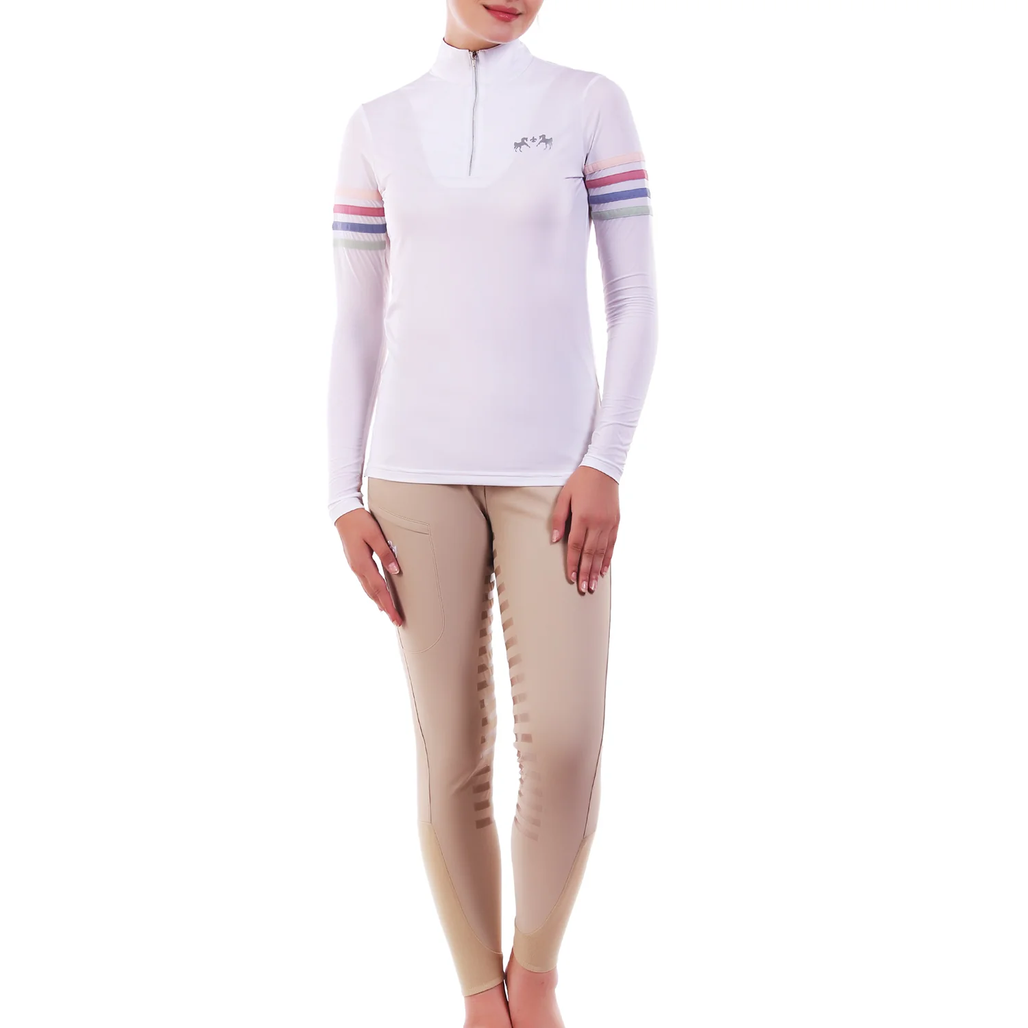 Equine Couture Ladies Gradient IceFil Show Shirt - Image 7