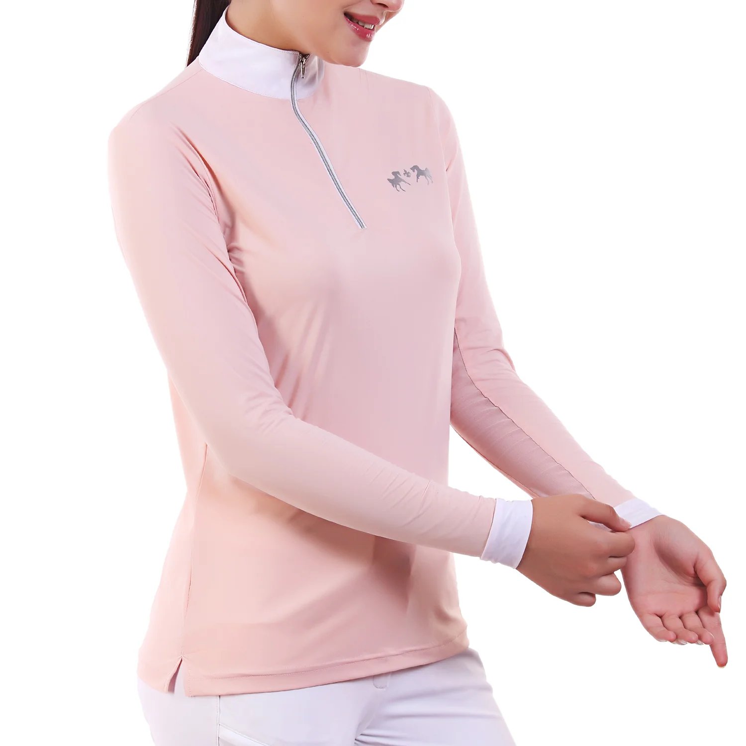 Equine Couture Ladies Icefil Sun Shirt - Image 12