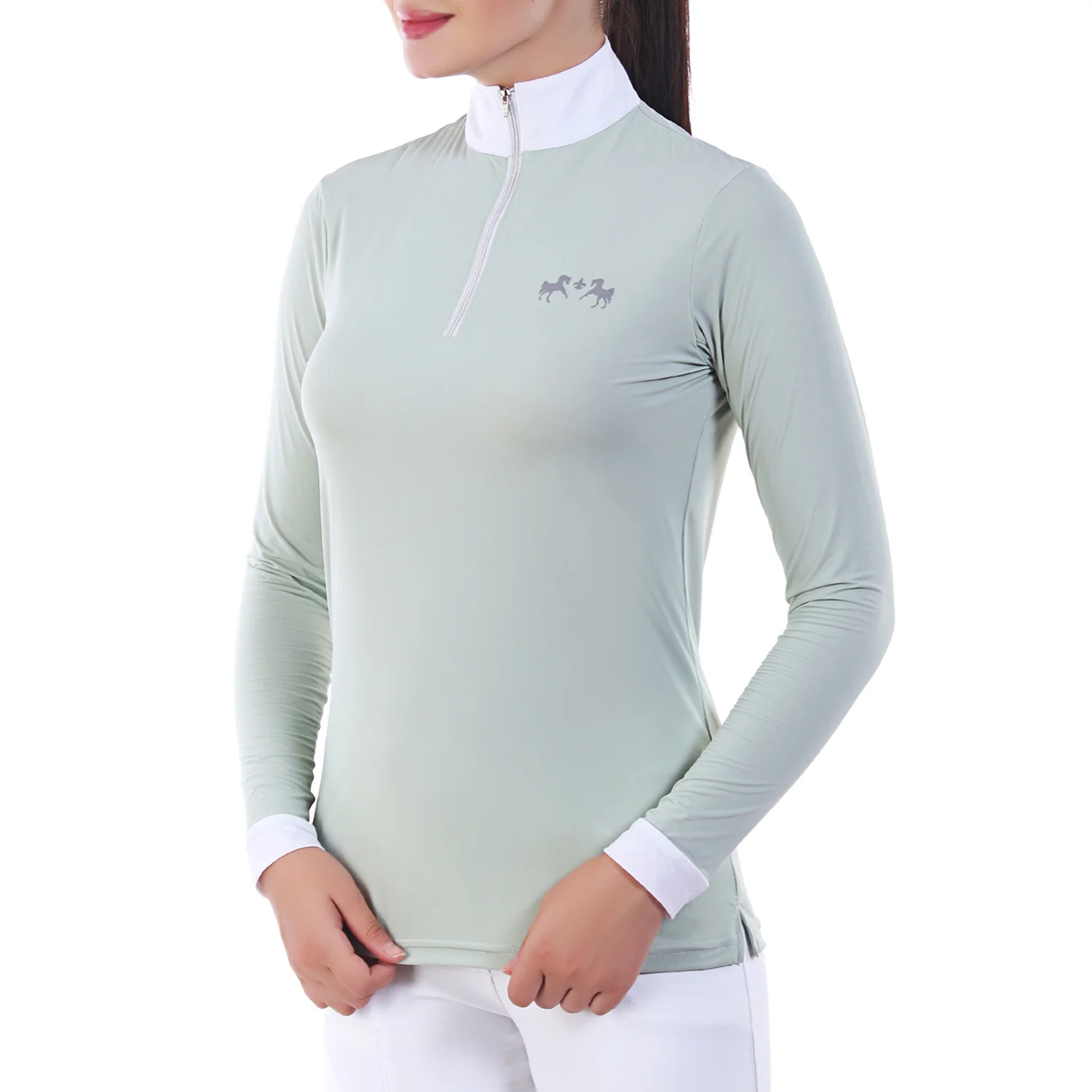 Equine Couture Ladies Icefil Sun Shirt - Image 13