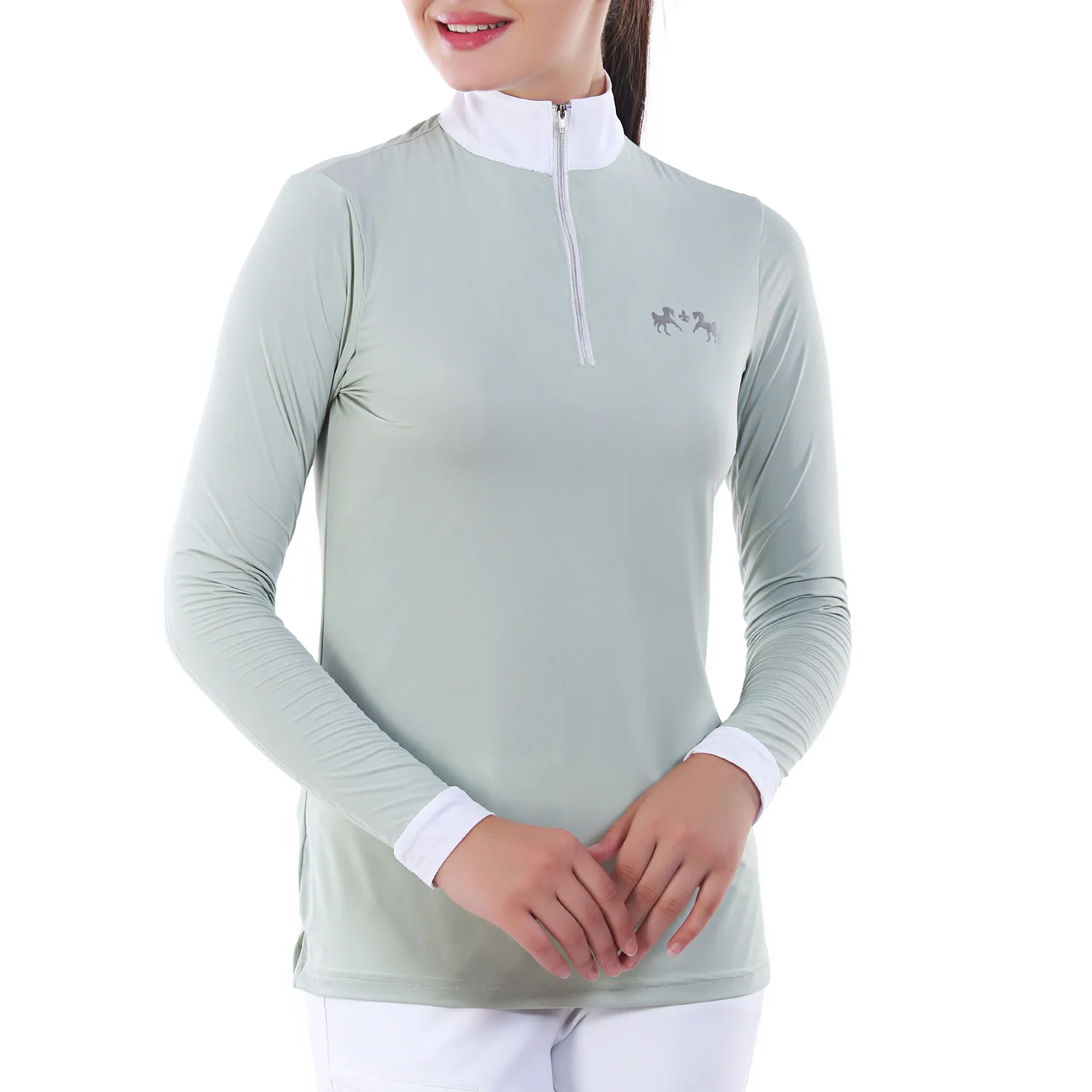 Equine Couture Ladies Icefil Sun Shirt - Image 15