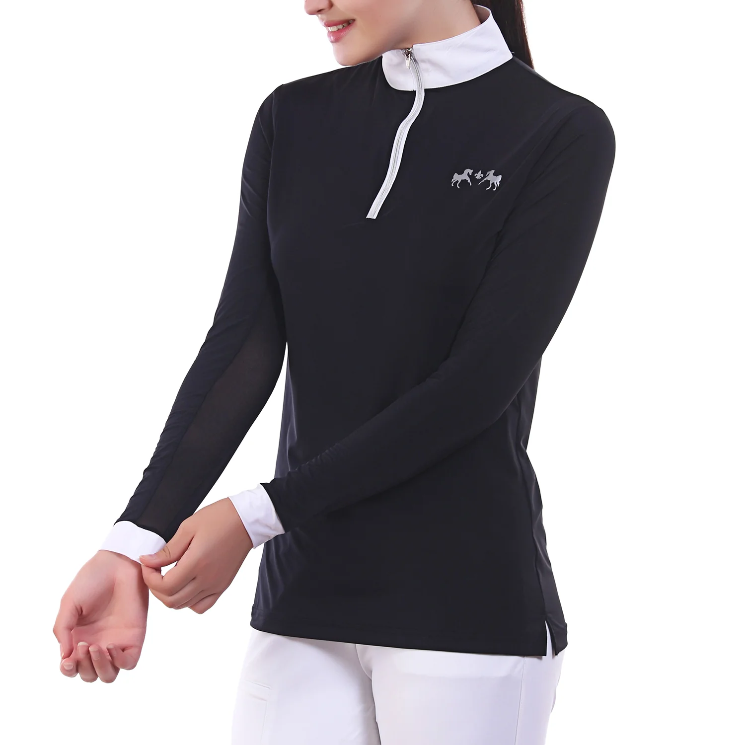 Equine Couture Ladies Icefil Sun Shirt - Image 23