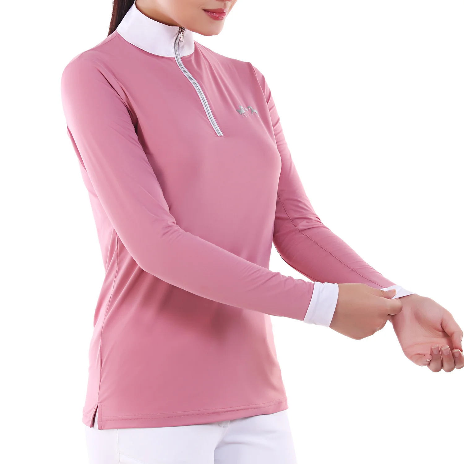 Equine Couture Ladies Icefil Sun Shirt - Image 29