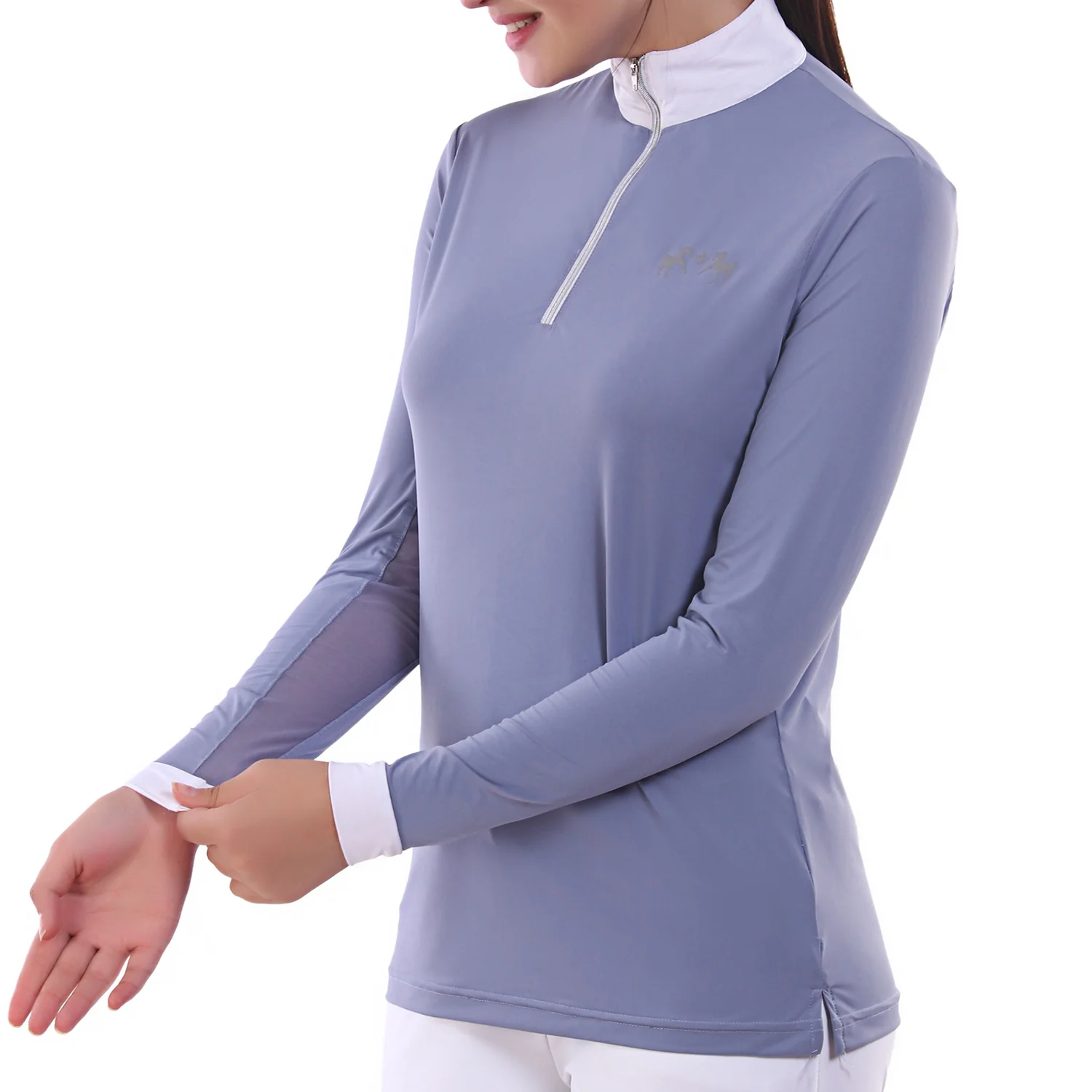 Equine Couture Ladies Icefil Sun Shirt - Image 35