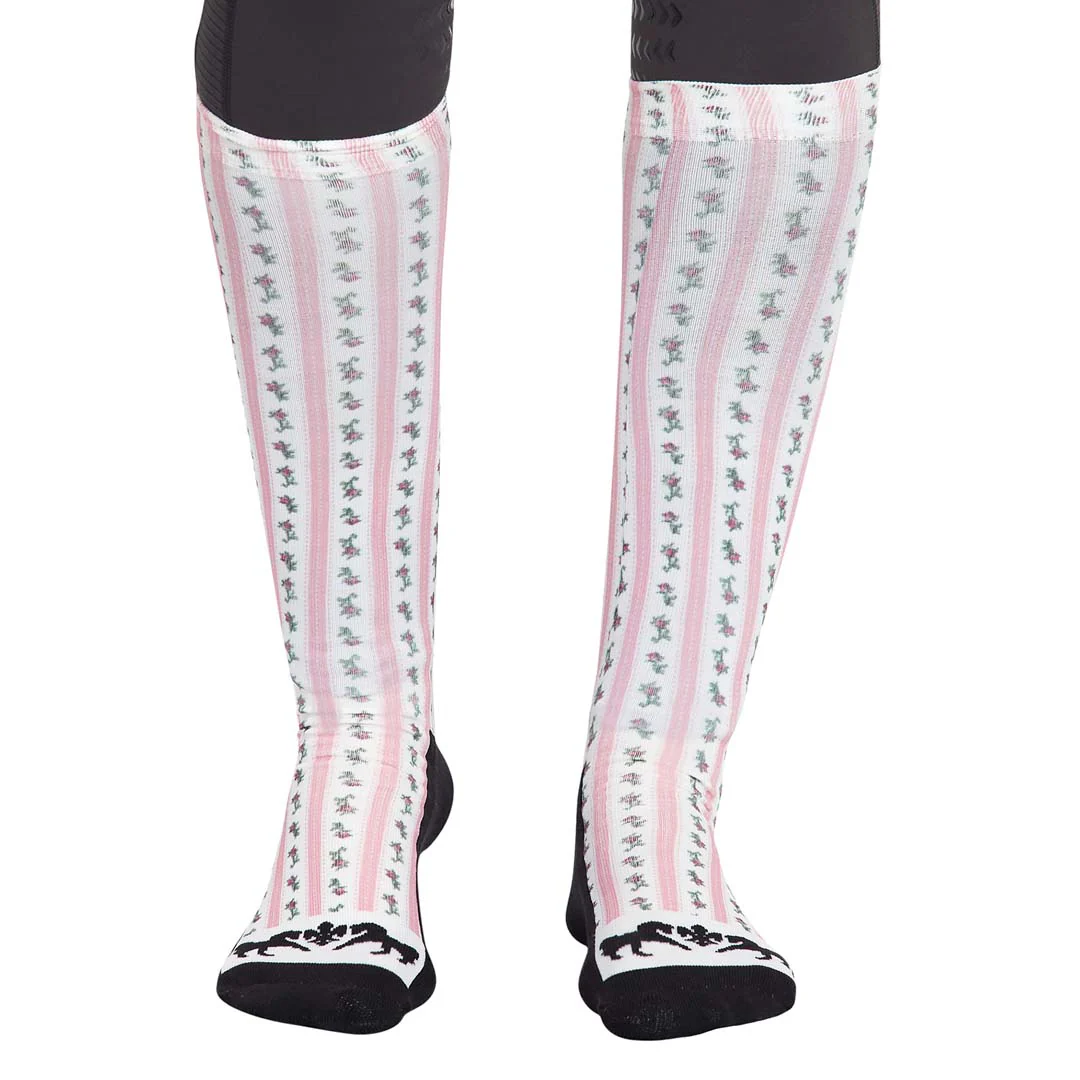 Equine Couture Ladies Isabel Padded Knee Hi Boot Socks - Image 2