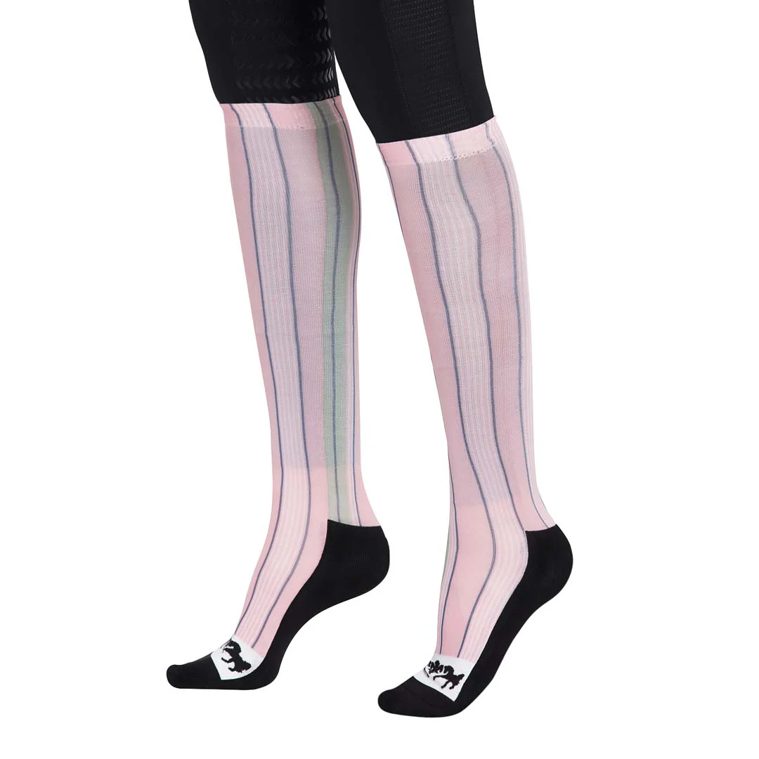 Equine Couture Ladies Isabel Padded Knee Hi Boot Socks - Image 5