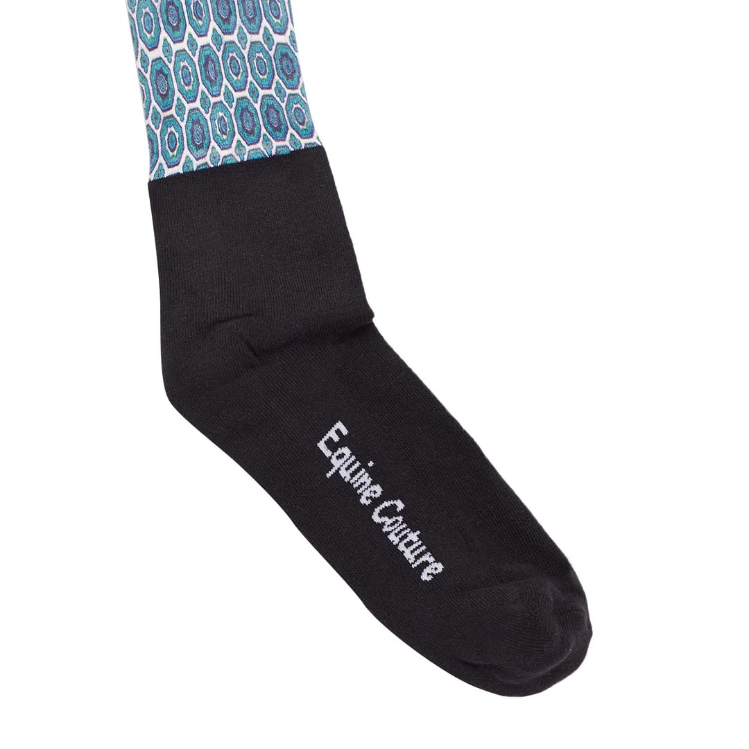 Equine Couture Ladies Kelsey Padded Knee Hi Boot Socks - Image 4