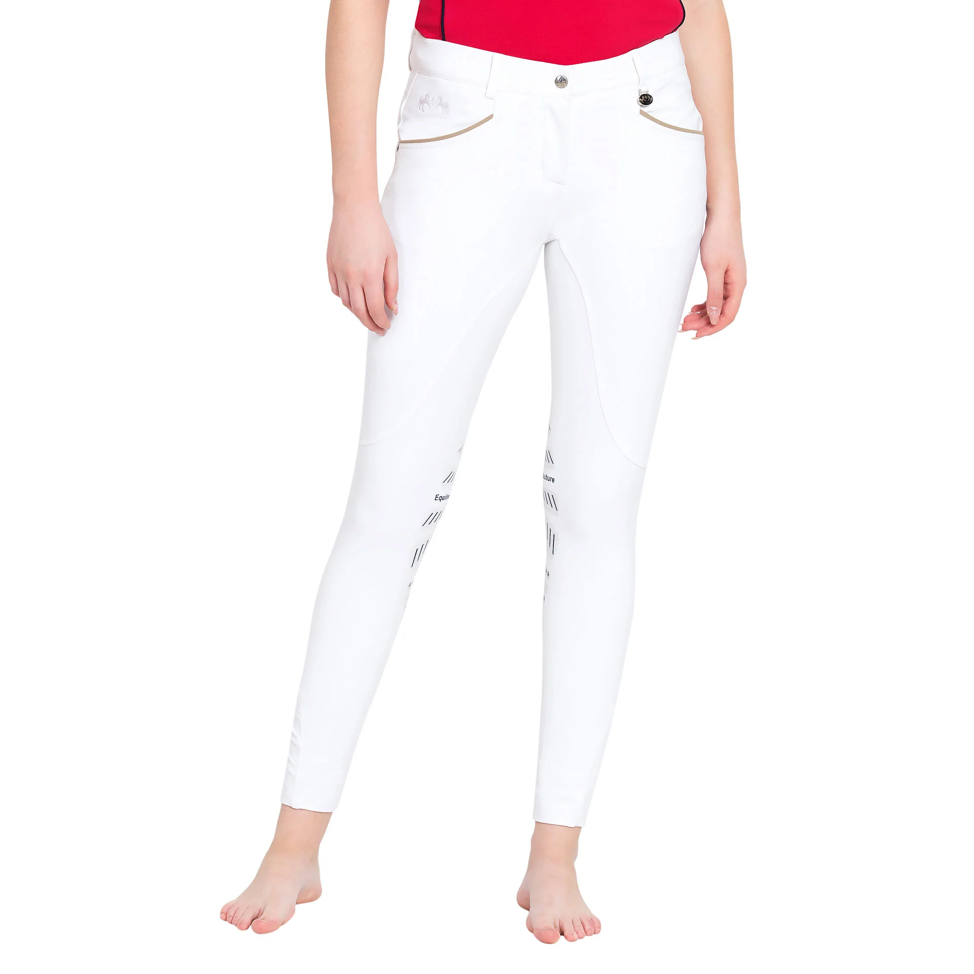 Equine Couture Ladies Lille Knee Patch Breeches - Image 2