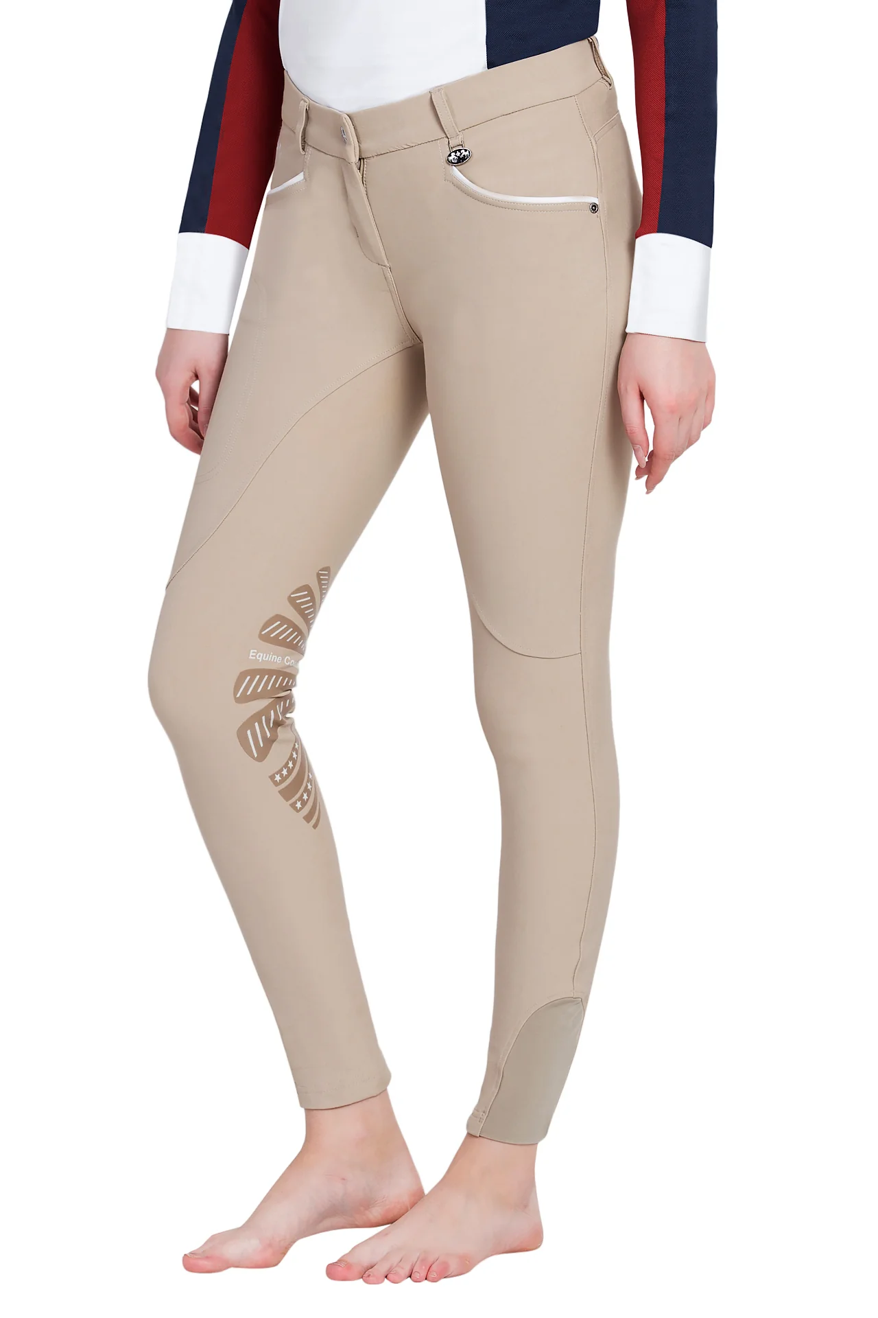 Equine Couture Ladies Lille Knee Patch Breeches - Image 7