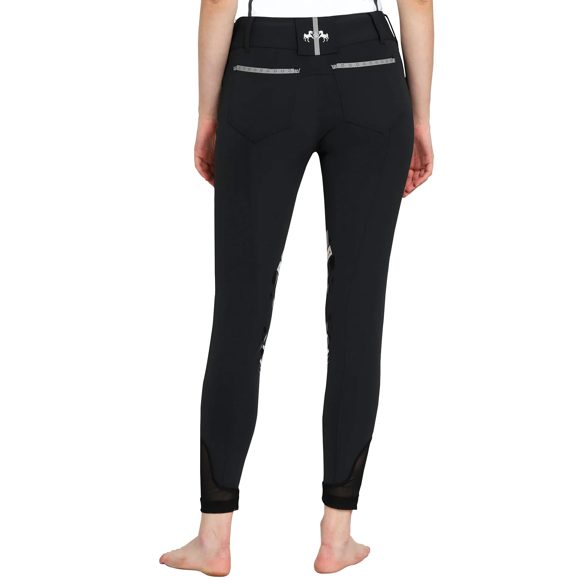 EQUINE COUTURE LADIES MALTA KNEE PATCH BREECHES - Image 3