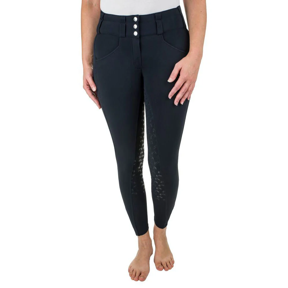 Equine Couture Ladies Nicole 3 Season Silicone Full Seat Breeches - Image 2