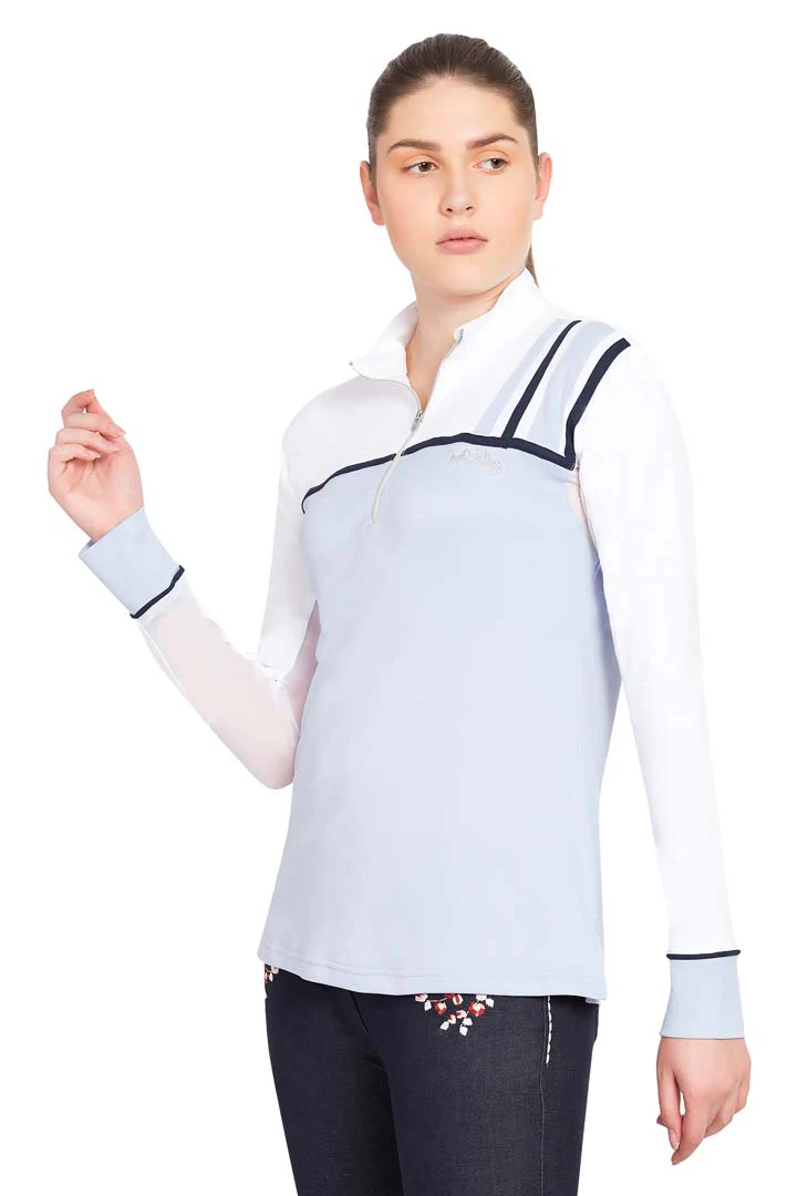 Equine Couture Ladies Nicole EquiCool Long Sleeve Sport Shirt - Image 34