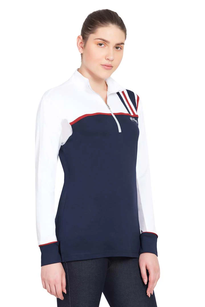 Equine Couture Ladies Nicole EquiCool Long Sleeve Sport Shirt - Image 36