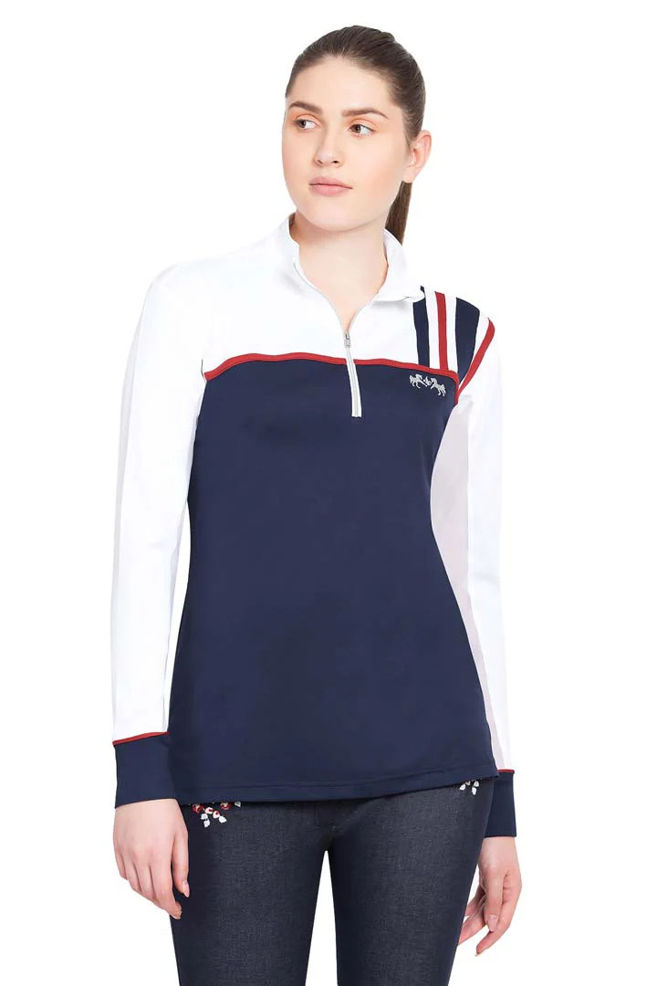 Equine Couture Ladies Nicole EquiCool Long Sleeve Sport Shirt - Image 37